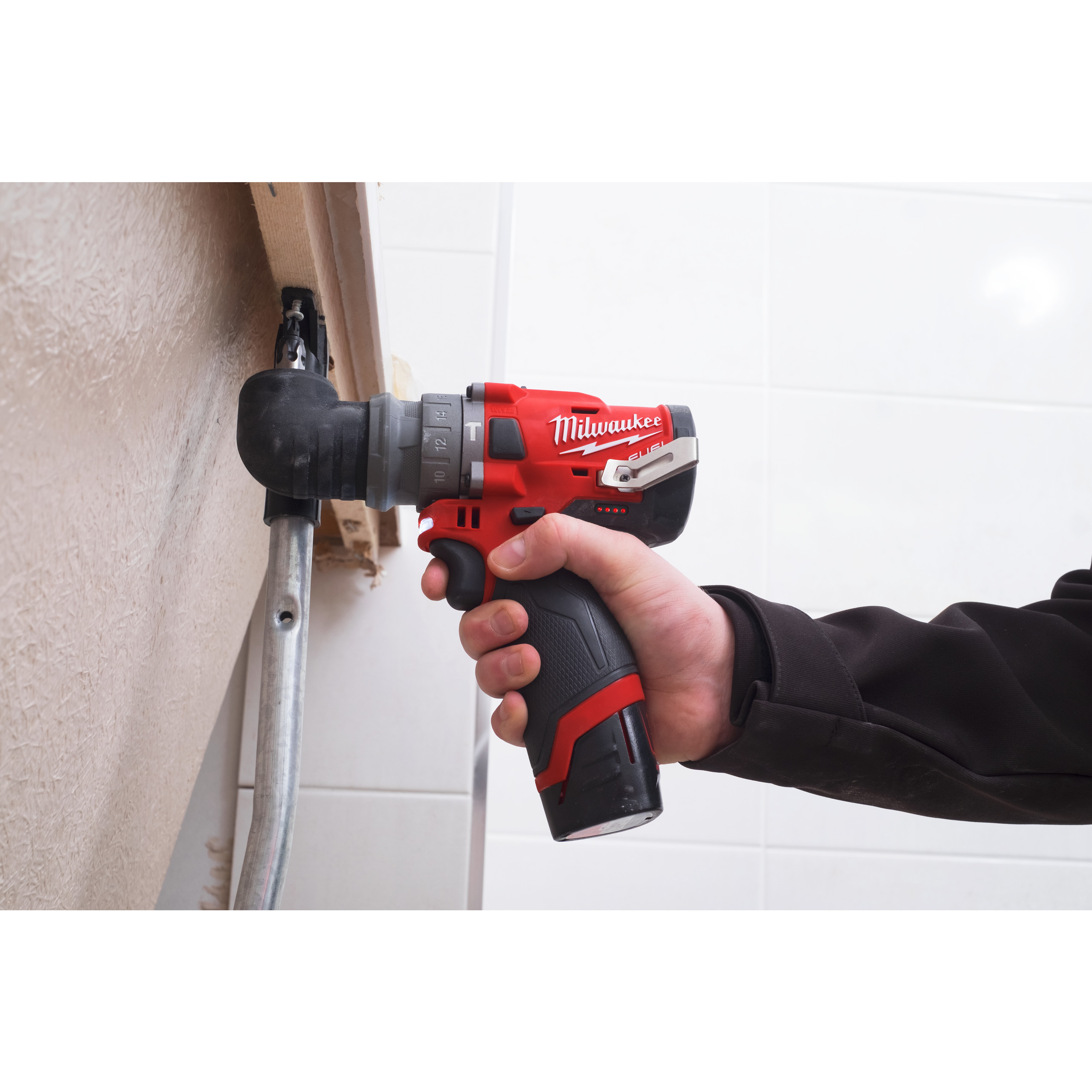 Mașină de găurit M12 FUEL™ subcompactă cu percuție și mandrină detașabilă M12FPDXKIT-202X