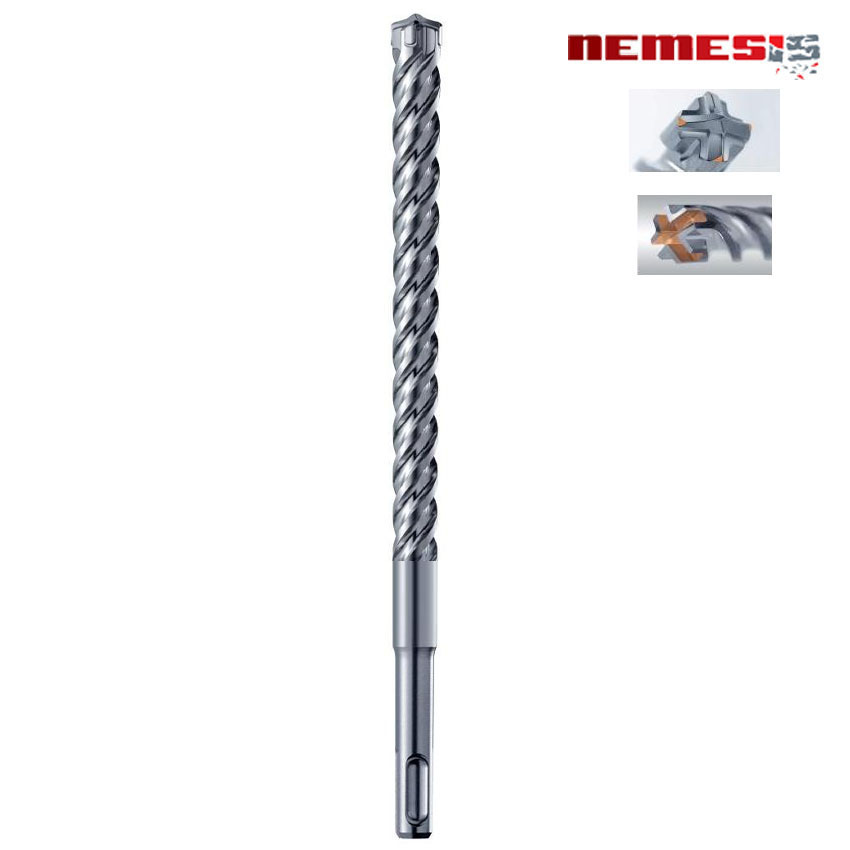 BURGHIU NEMESIS II SDS-PLUS 4CUT 5X165