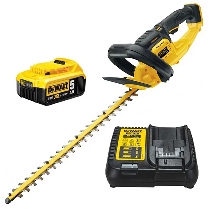 Foarfecă pentru gard viu 18 V DEWALT 5,0 Ah DCM563P1-QW