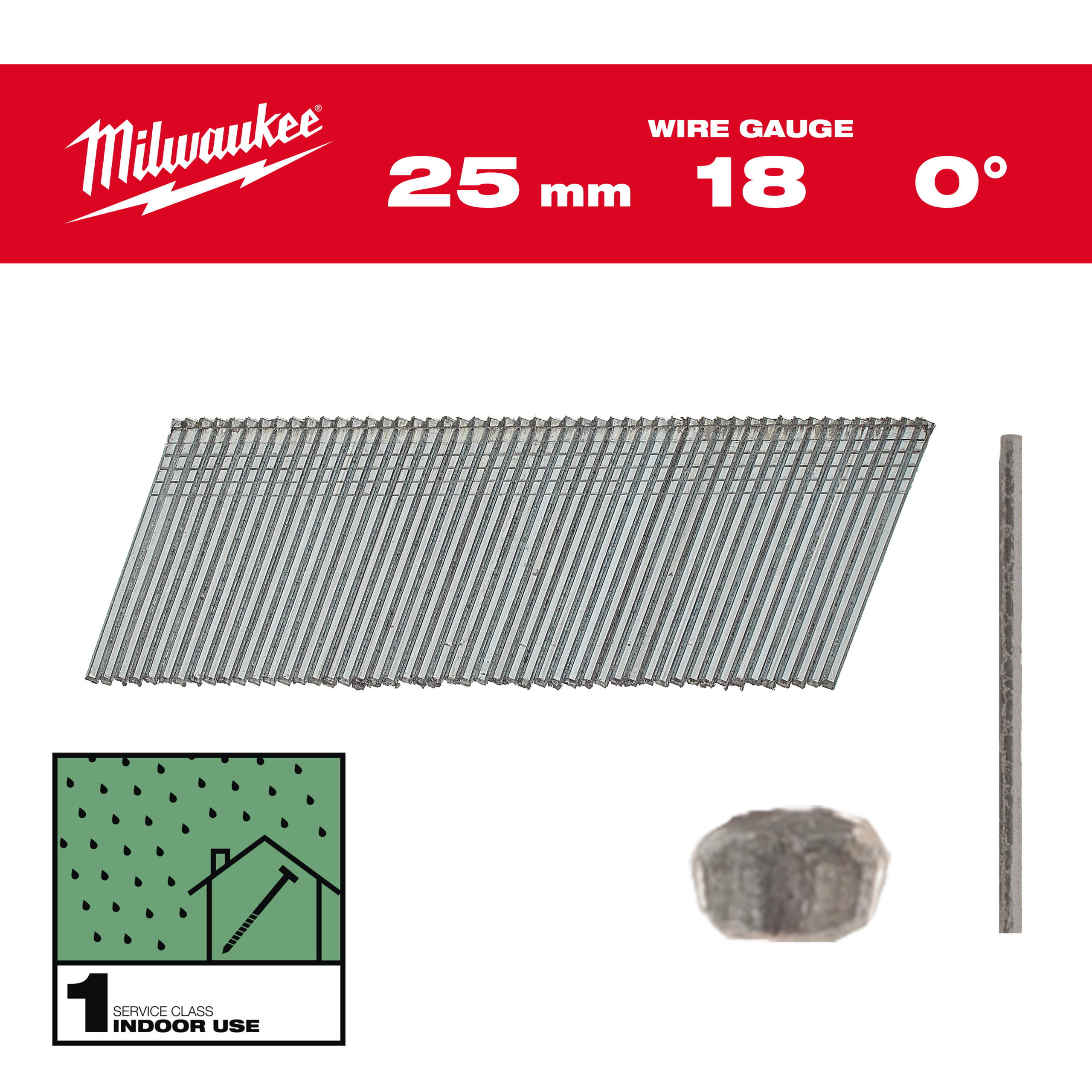 Cuie T, 18G, cap subțire cu finisaj 18G/16 mm RC G-P10000
