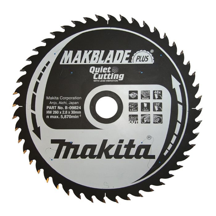 PANZA CIRCULAR MAKBLADE+ LEMN 260X30X48