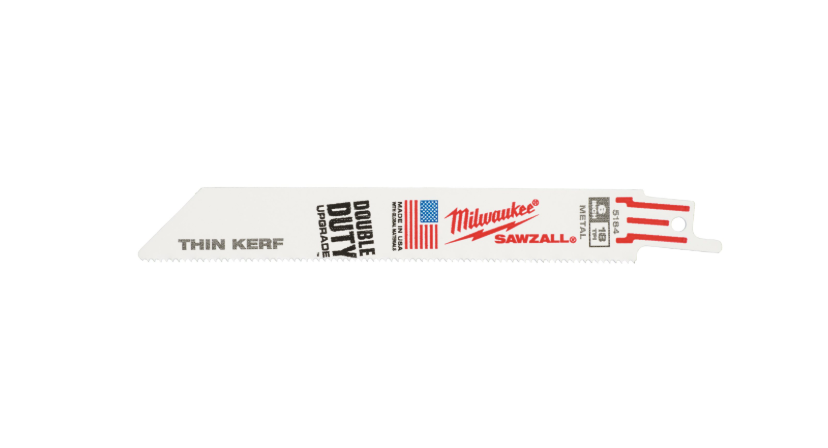 Milwaukee Pânza THIN KERF 150mm x 18 Tpi - 5 pc Lama pentru fierastrau sabie