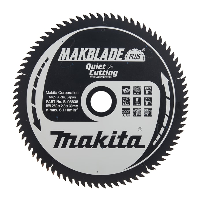 PANZA CIRCULAR MAKBLADE+ LEMN 250X30X80