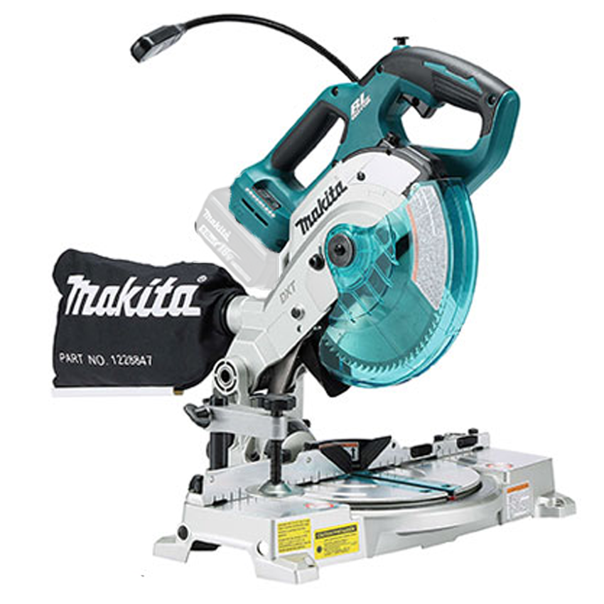 Fierăstrău de masă pentru tăieri înclinate brushless, Li-Ion, 18V, fără acumulator în set (SOLO) DLS600Z