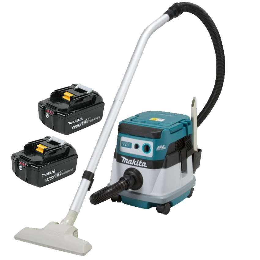 Aspirator brushless, cu 2 aculmulatori Li-Ion 2x18V DVC862LRT2