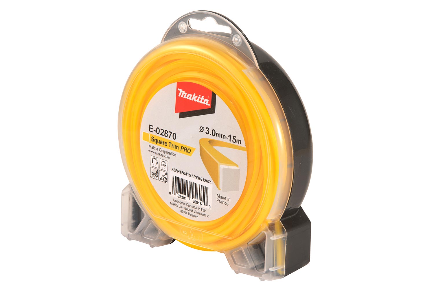 SQUARE TRIM PRO NYLON CORD 3.0-15M MAKIT