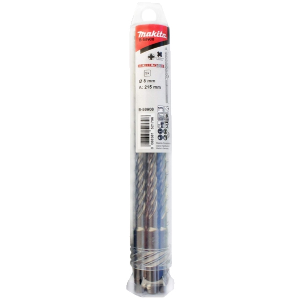 SET 5 BURGHIE NEM II SDS-PLUS 4CUT 8x215