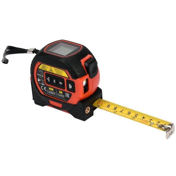 TELEMETRU LASER 40M + RULETĂ 5M YT-73122