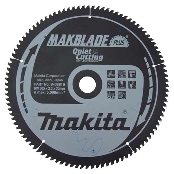 PANZA CIRCULAR MAKBLADE+ LEMN 305X30X100