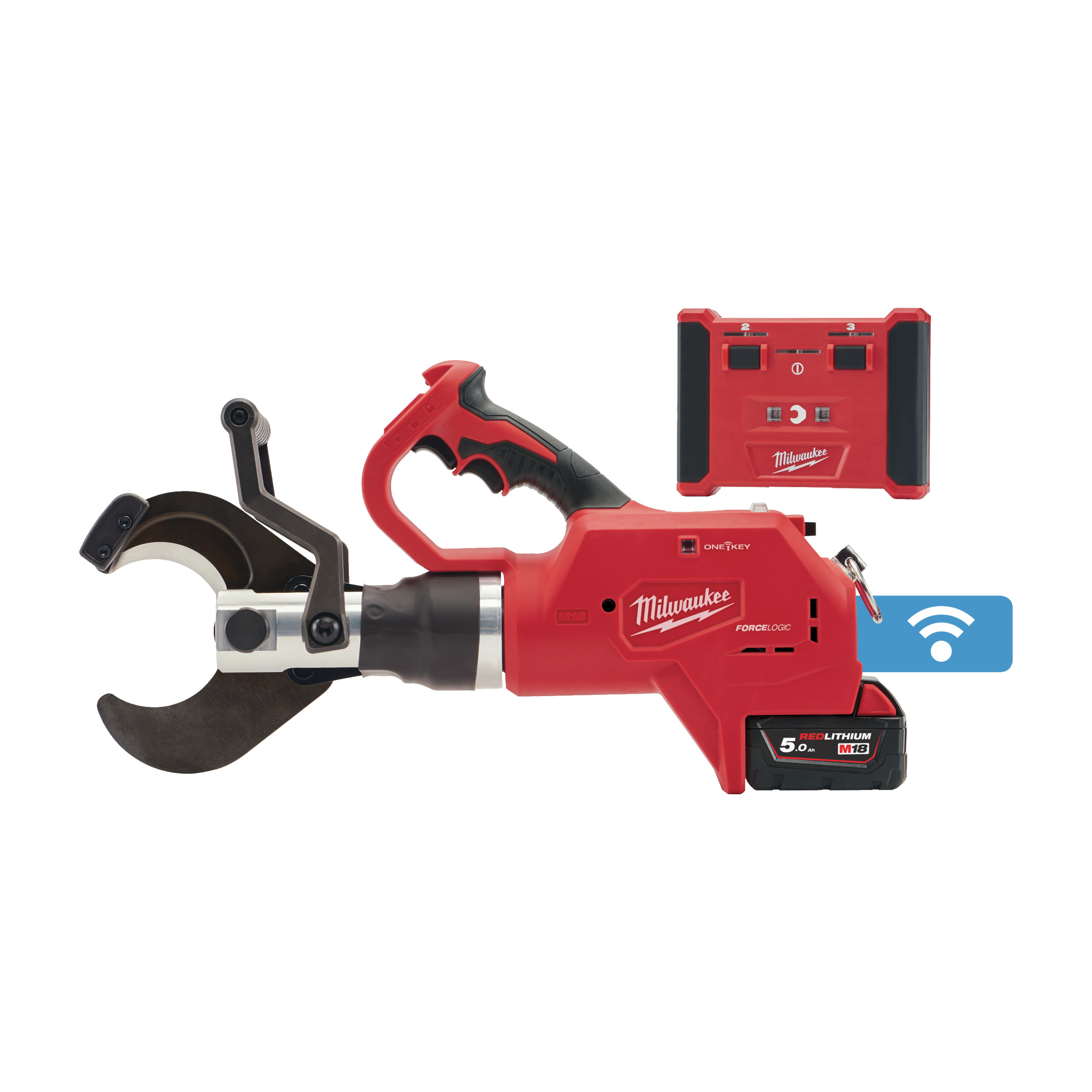 Tăietor hidraulic cu telecomandă pentru cabluri subterane M18™ FORCE LOGIC™ M18HCC75R-502C