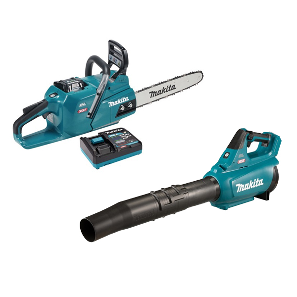 Makita Fierastrau cu lant cu acumulator XGT 40V + Suflanta XGT 40V UC011GT101 UB001GZ