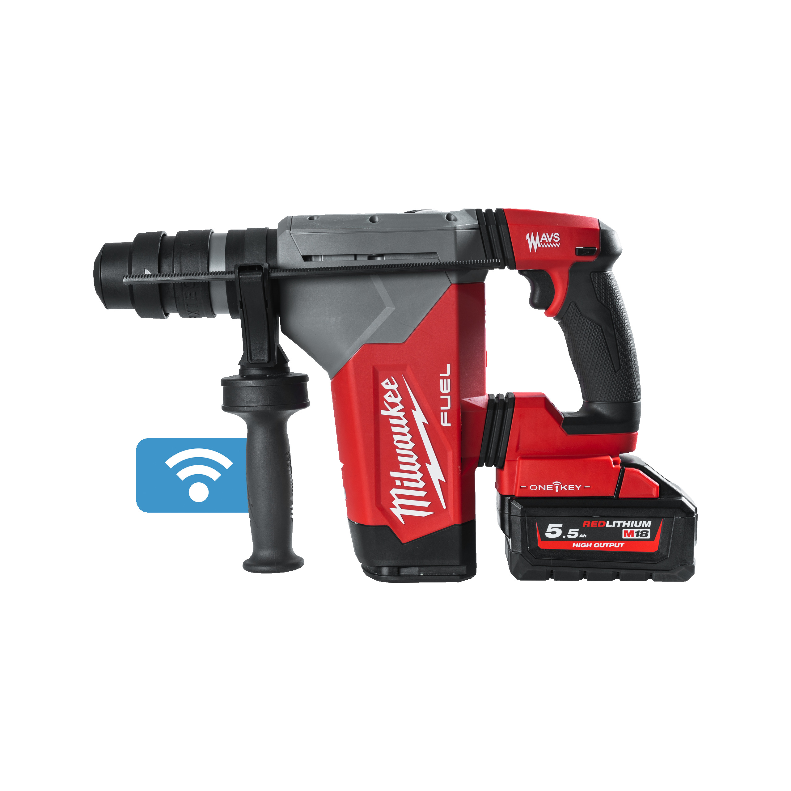 Ciocan rotopercutor SDS-Plus 32 mm cu 4 funcții M18 FUEL™ cu ONE-KEY™ și mandrină FIXTEC™ M18ONEFHPX-552X