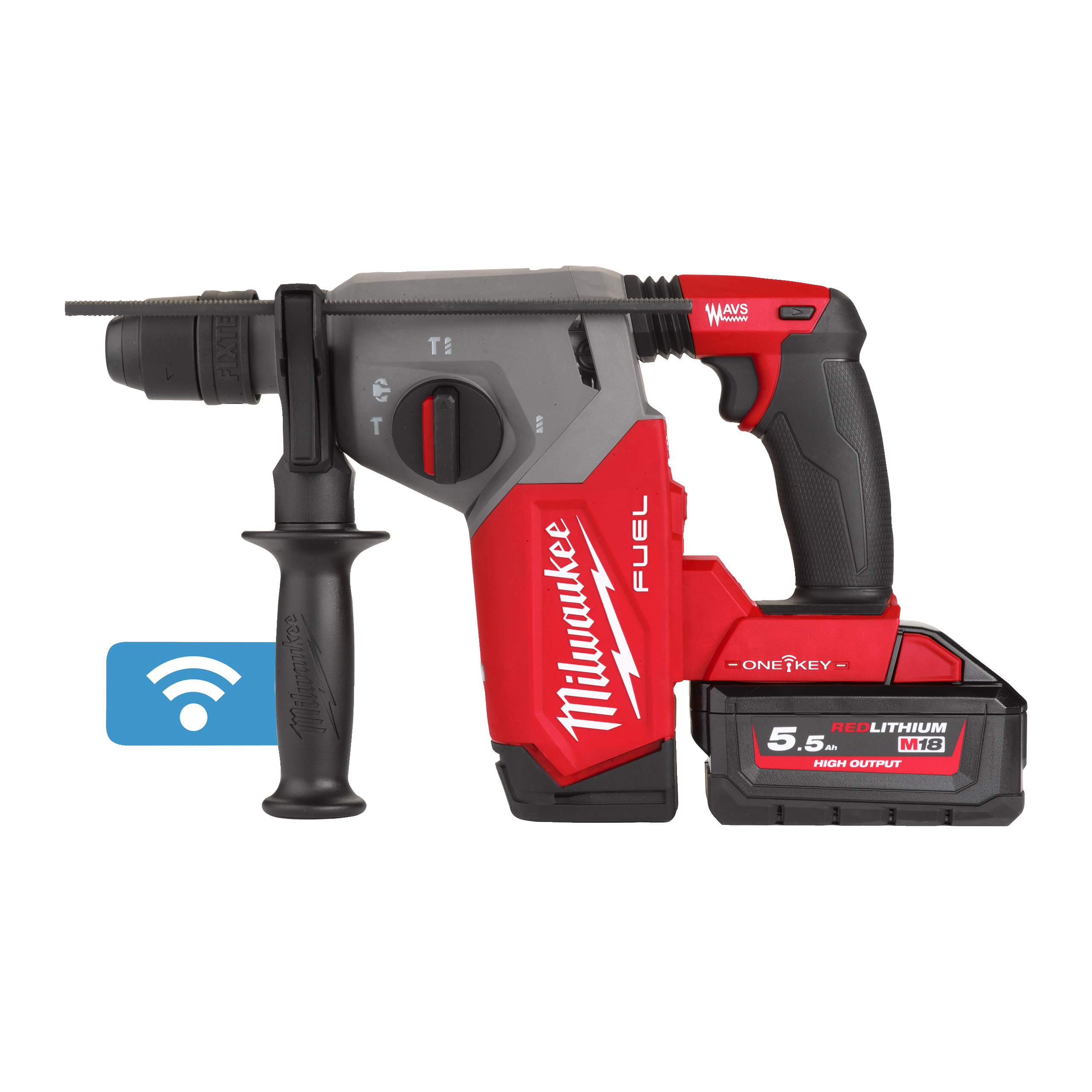 Ciocan rotopercutor SDS-Plus 26 mm cu 4 funcții și mandrină FIXTEC™ ONE-KEY™ M18 FUEL™ M18ONEFHX-552X