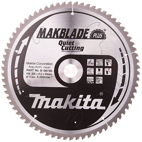 PANZA CIRCULAR MAKBLADE+ LEMN 305X30X70