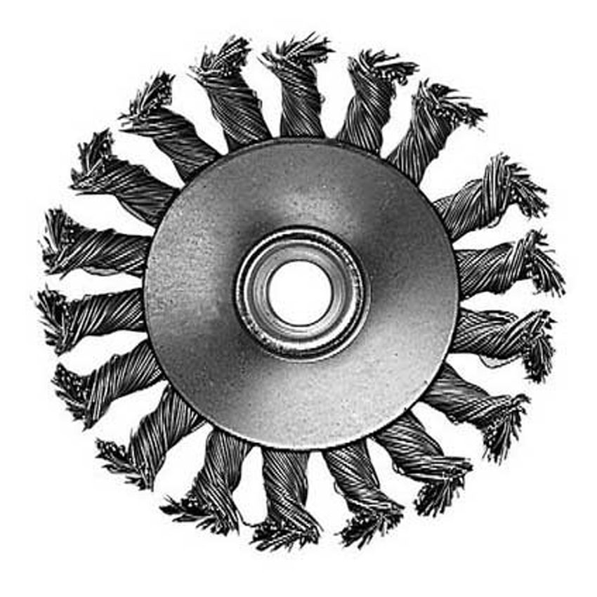PERIE OTEL DISC NODURI 0.5MM M14 125MM