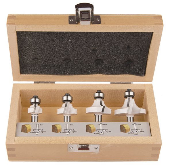 SET 4 FREZE PENTRU LEMN 8MM