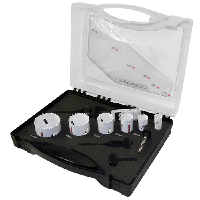 SET 6 CAROTE BIMETAL SI VALIZA 19-57