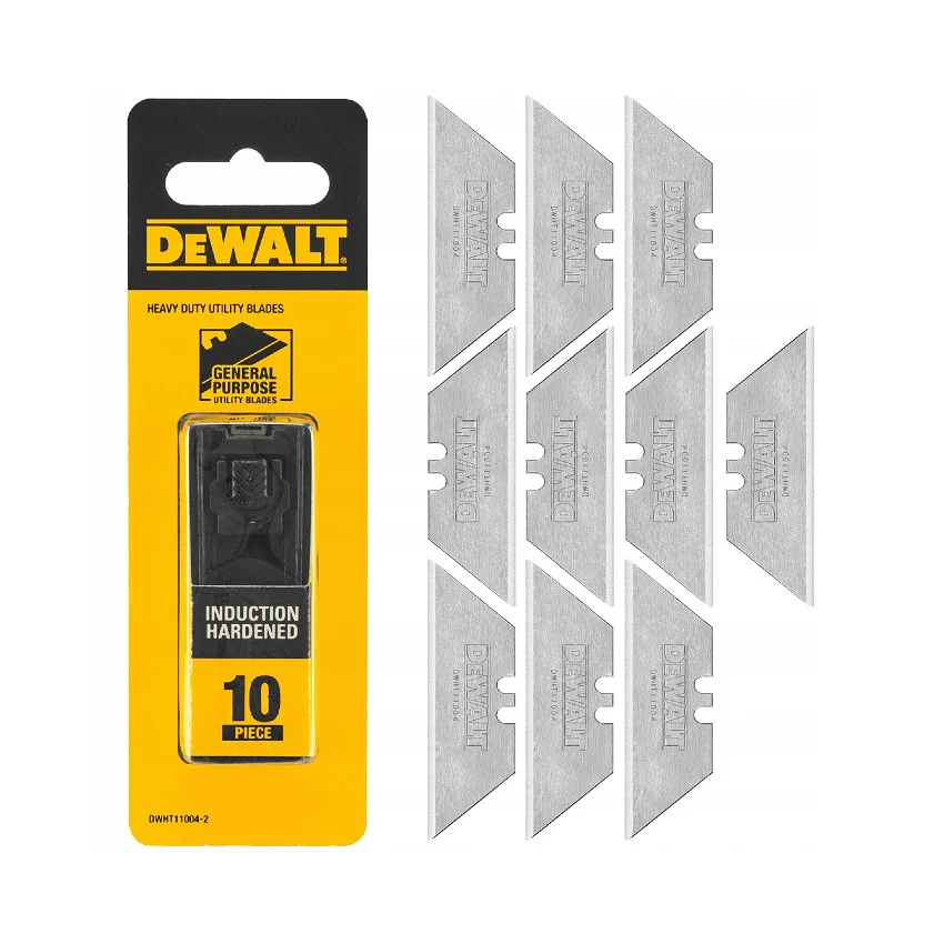 Lame utilitare călite prin inducție - pachet de 10 de lame DEWALT DWHT11004-2 LAMA TRAPEZOIDALA BUC