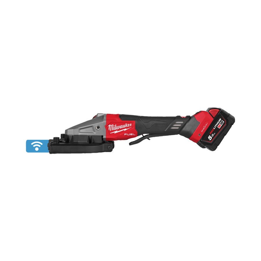 Mașină pentru tăiat fier-beton Milwaukee M18 FRBCO32-502X, 2 x acumulator M18 B5, 1 x încărcător M12-18 FC, 1 x cutie HD, cod 4933499367 M18FRBCO32-502X