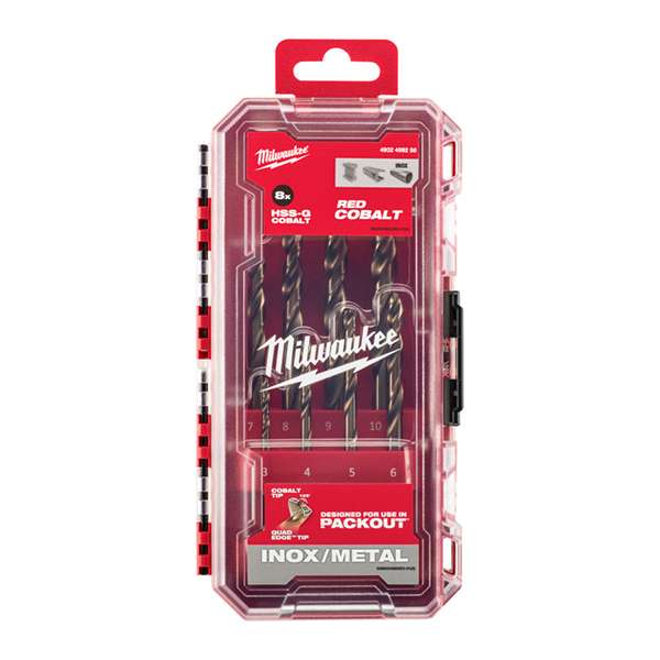 Set de burghie Milwaukee HSS-Co (Cobalt) – 8 buc, cod 4932499256