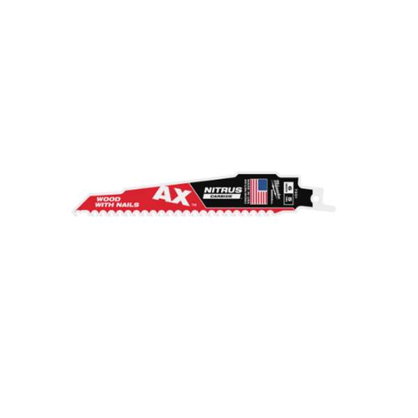Pânză de ferăstrău sabie profesională Milwaukee SAWZALL™ Heavy Duty AX™ NITRUS CARBIDE™ 150 mm - 48477251