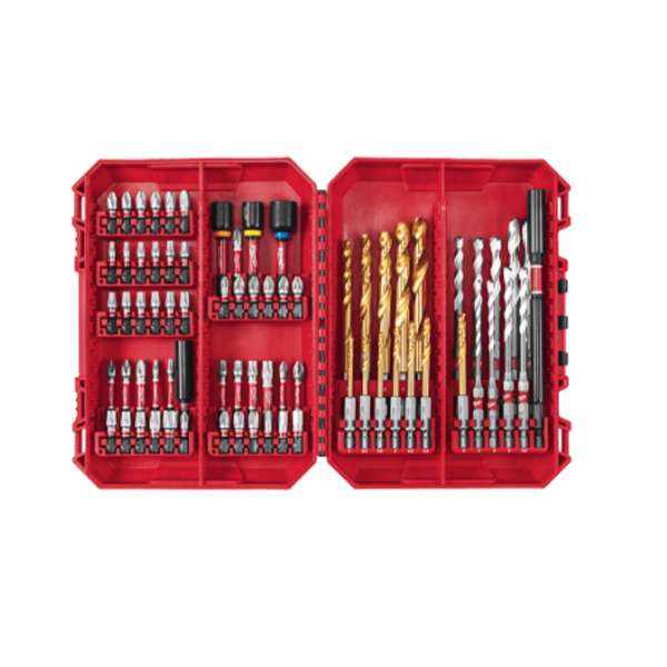 Set 74 accesorii de înșurubare și găurire Milwaukee Shockwave Impact Duty