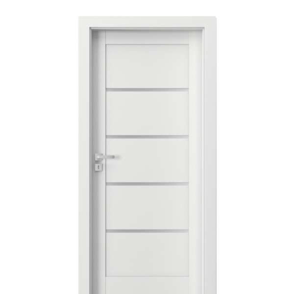 Foaie de ușă de interior cu finisaj sintetic, porta decor albă, Verte Home G4