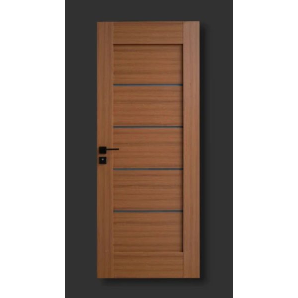 Ușă de interior cu toc reglabil J 66 Teak