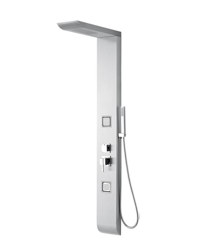 Panou de dus Lucia, Silver, Wellis