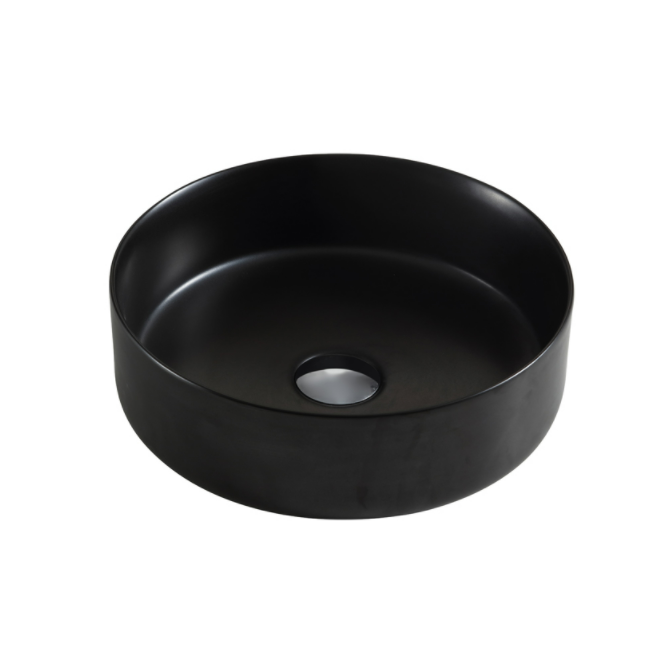 Lavoar pe blat, Rose Black, Ø 35.5 cm, Wellis