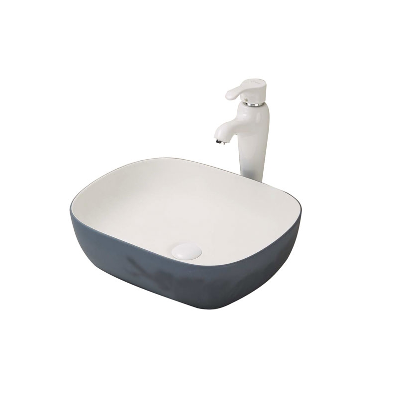 Lavoar pe blat Indus, Fluminia, 48.5 x 39.5 cm, alb-gri