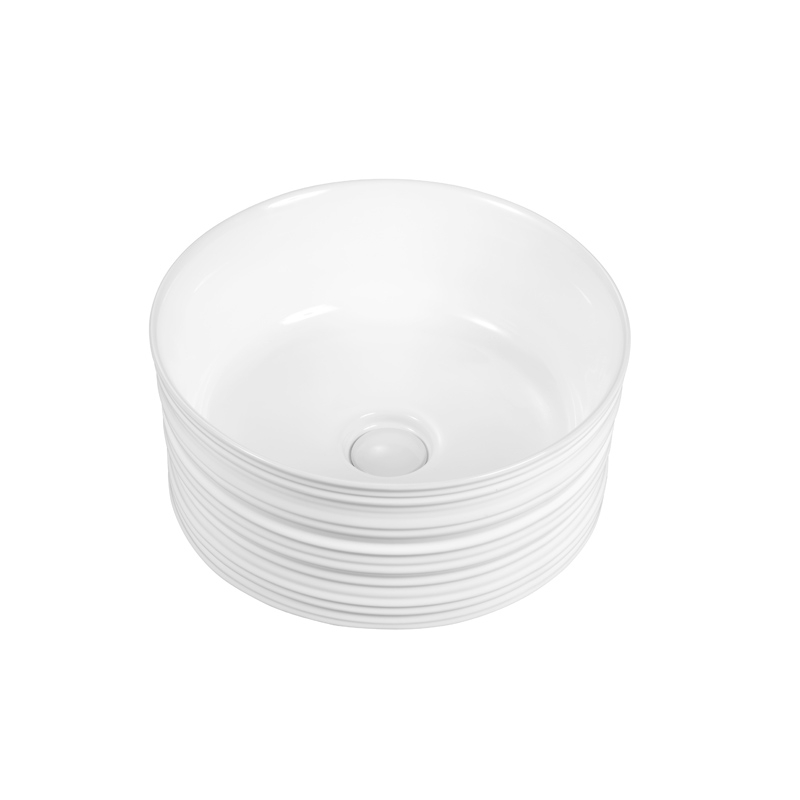 Lavoar pe blat My circle, Fluminia, 41 cm, alb