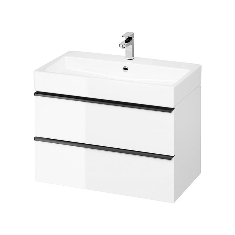 Mobilier suspendat Virgo, 80 cm, Cersanit, alb