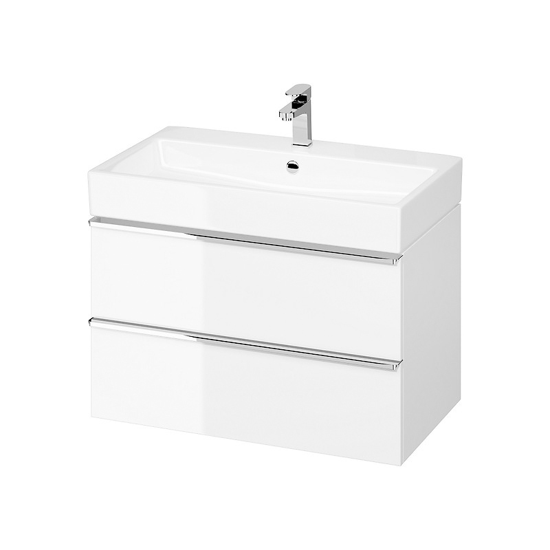 Mobilier suspendat Virgo, 80 cm, Cersanit, alb