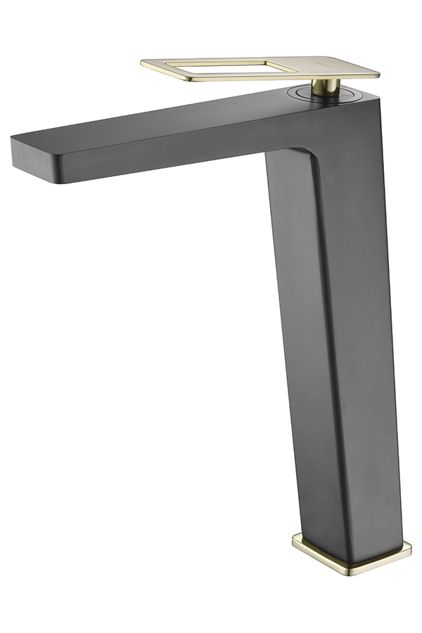 Baterie lavoar inalta, Imex, Suecia, Negru – Auriu