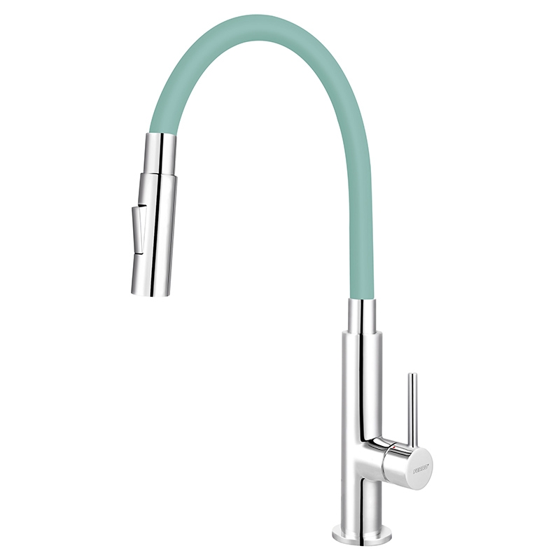 Baterie stativa bucatarie Ferro, Zumba Slim, menta