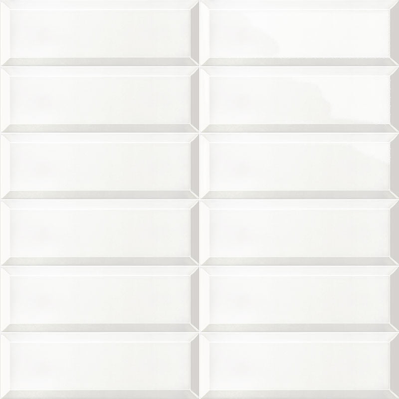 Faianta Solid Blanco, 10 x 30, Lucios