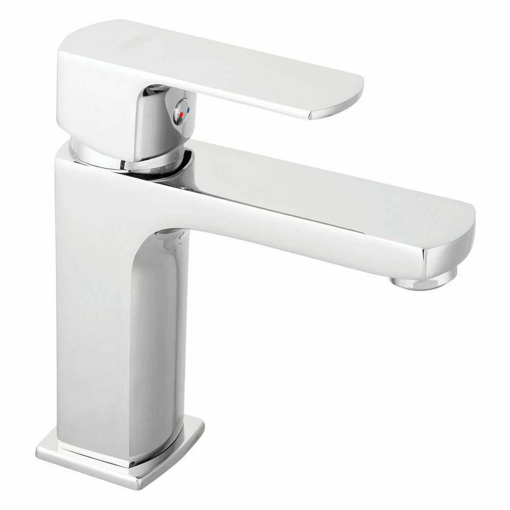 Baterie stativa pentru lavoar, Ferro, Alba VerdeLine, Crom