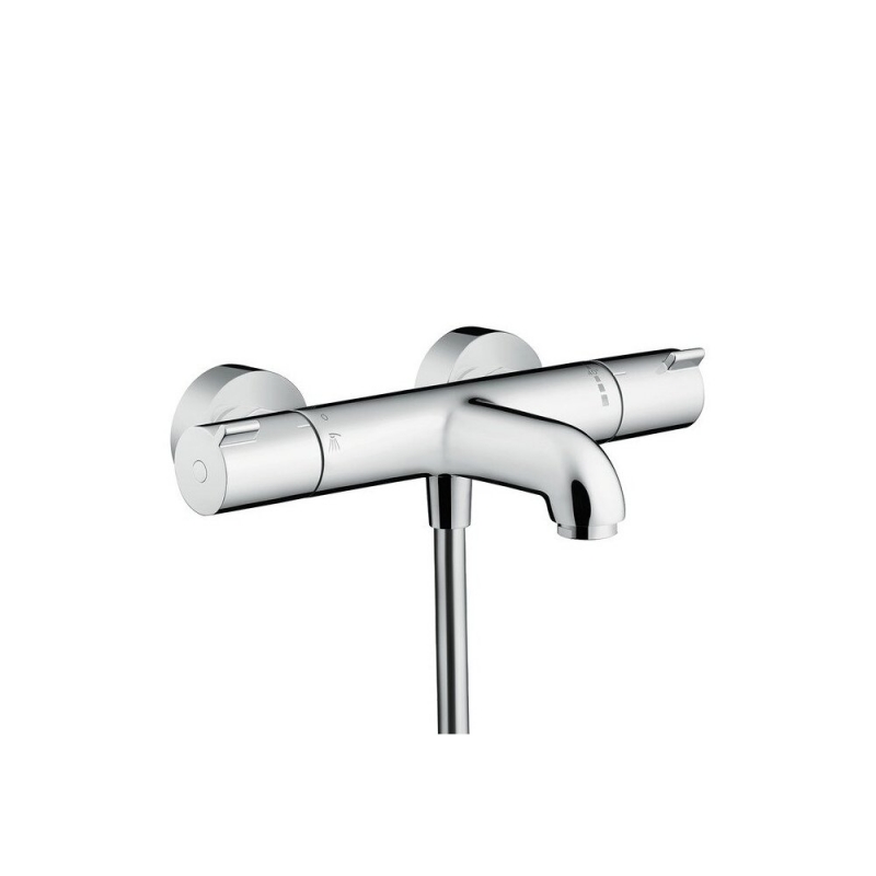 Baterie pentru cada-dus termostatata, Hansgrohe, Ecostat 1001, Crom