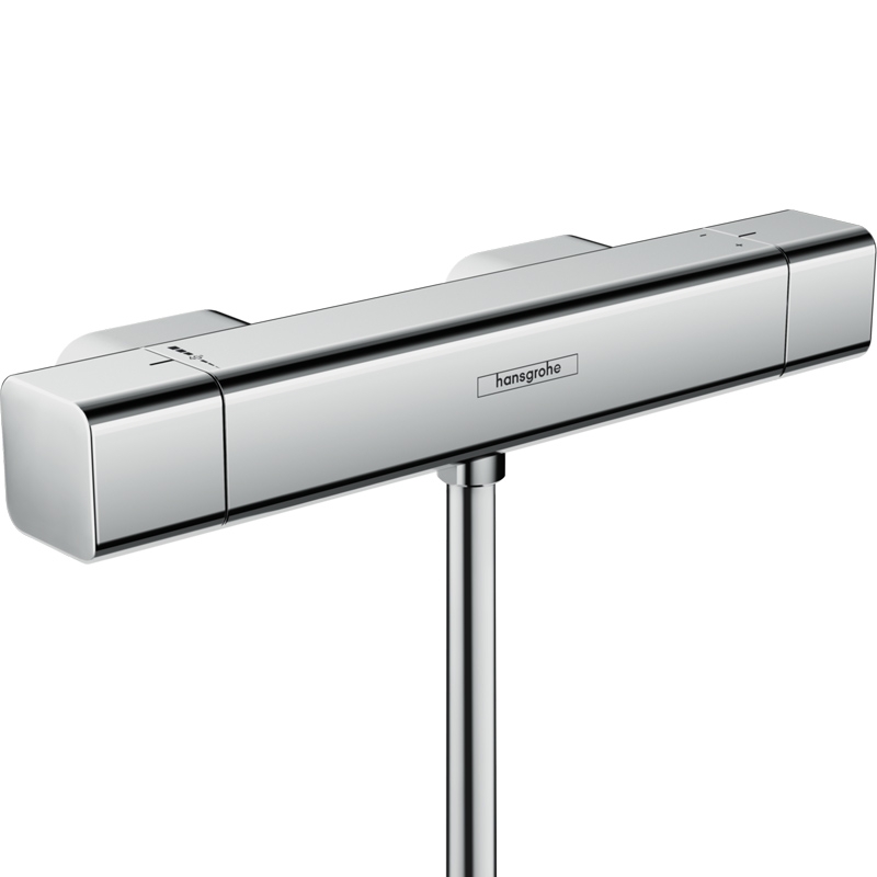 Baterie pentru dus termostatata Ecostat E, Hansgrohe, Crom
