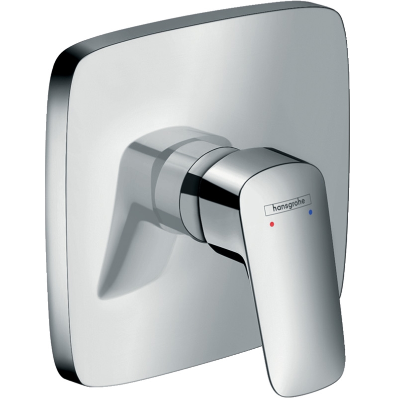 Baterie incastrata dus Logis, Hansgrohe, Crom