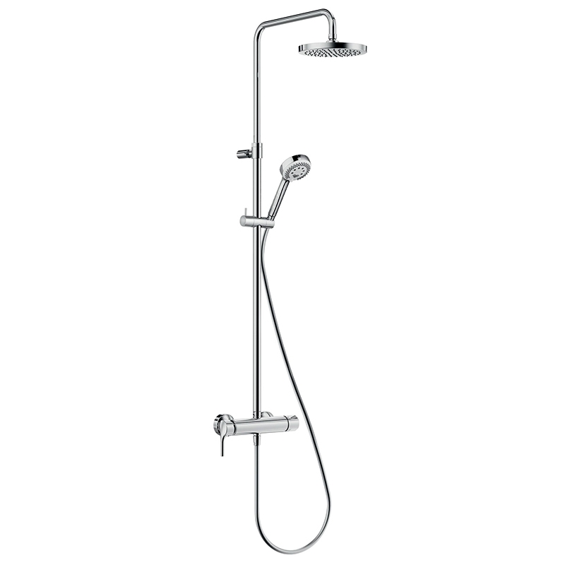Coloana de dus Dual Shower System Kludi, Logo, Crom
