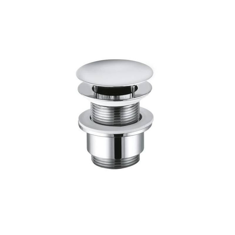 Ventil fara preaplin click-clack Kludi, cu capac mare, crom