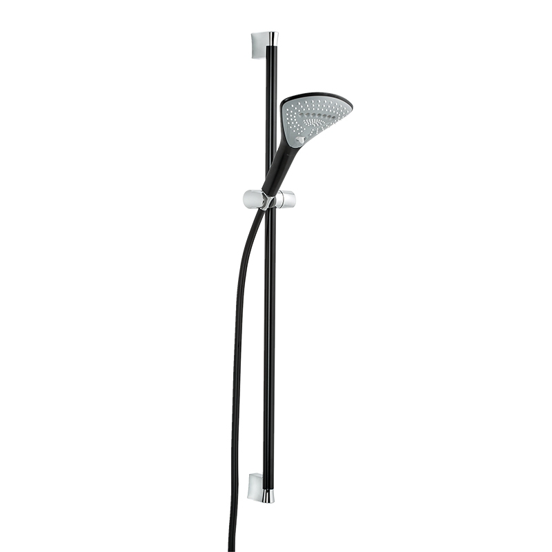 Set pentru dus Kludi, Fizz 3S, 90 cm, Negru – Crom