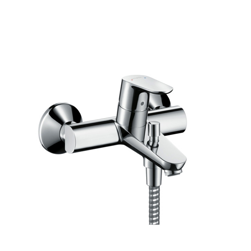 Baterie pentru cada-dus Hansgrohe, Focus, Crom