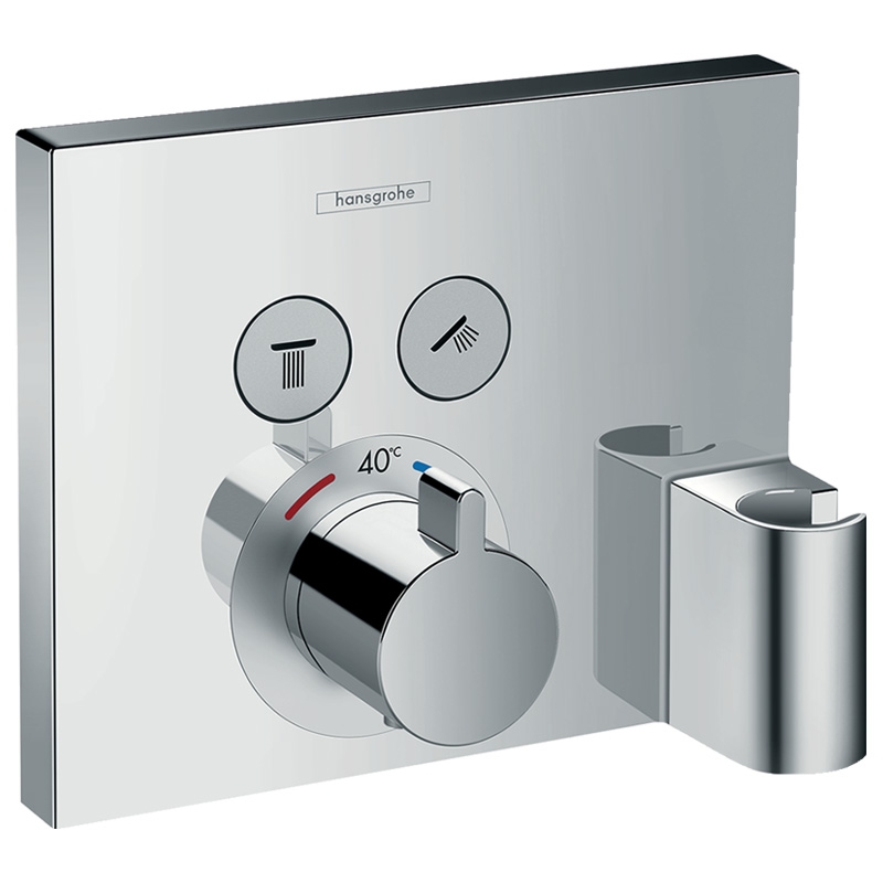 Baterie incastrata termostatata Hansgrohe, ShowerSelect, Crom