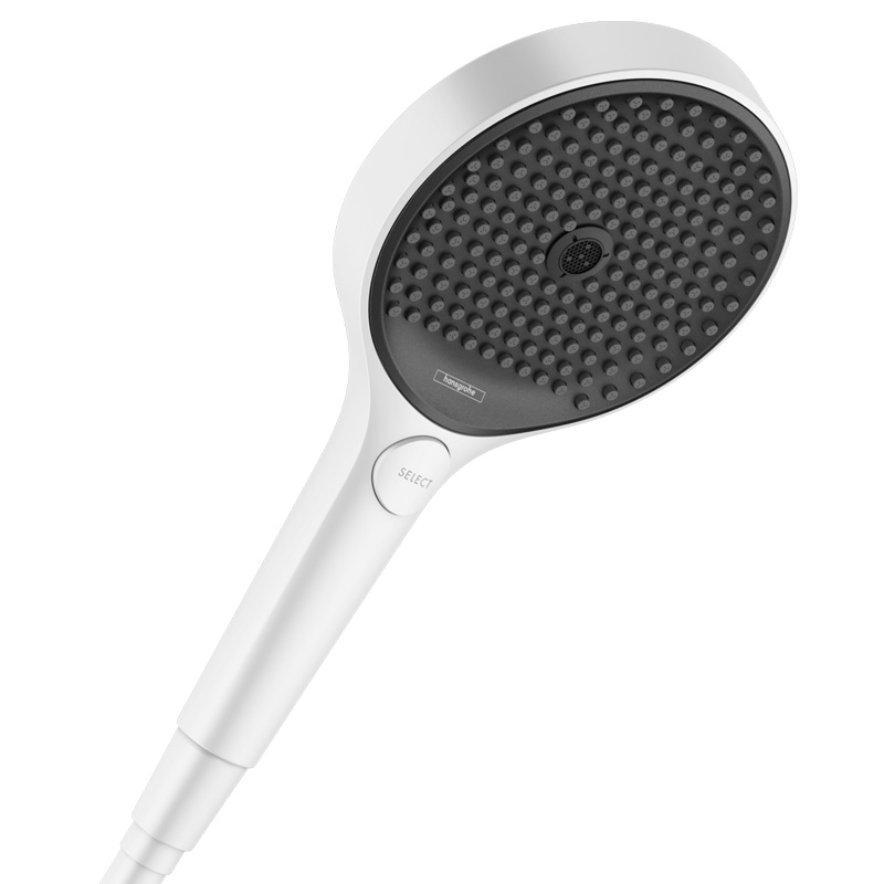 Para de dus Hansgrohe, Rainfinity 130, 3 jeturi, Alb