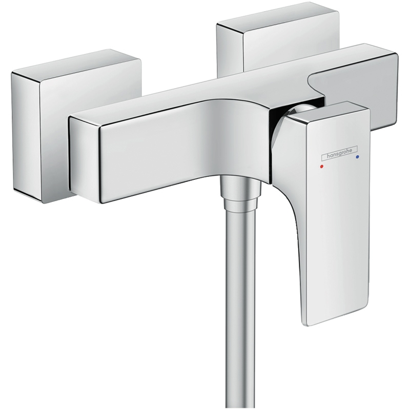 Baterie pentru dus Hansgrohe, Metropol, Crom