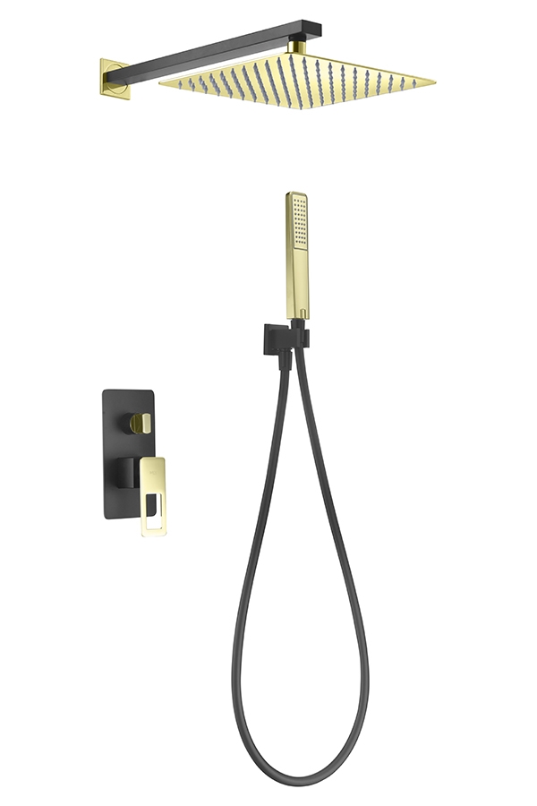 Set dus incastrat 2 cai, Imex, Suecia, Negru Auriu