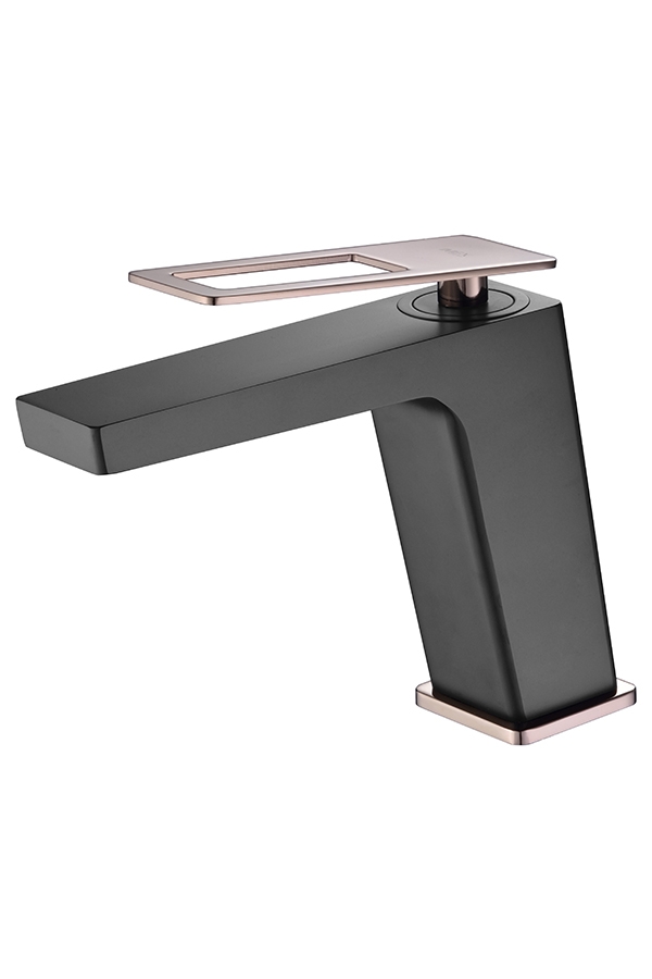 Baterie lavoar, Imex, Suecia, Negru – Rose Gold